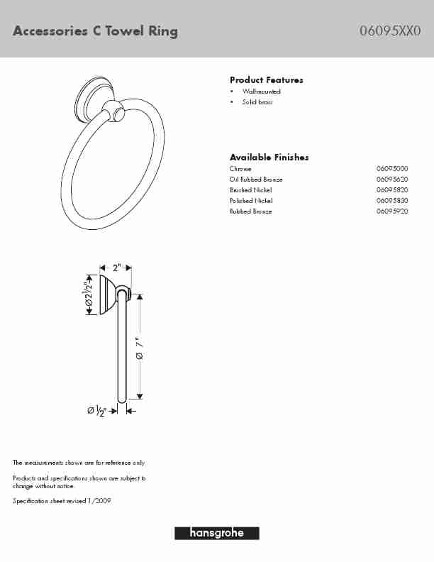 Axor Plumbing Product 06095000-page_pdf